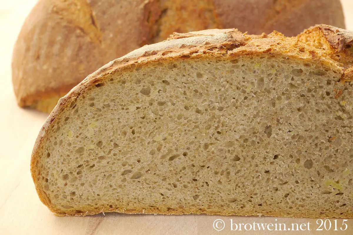 Brot: Kartoffelbrot mit Weizen-, Dinkel- und Roggenmehl - Brotwein
