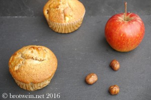 Apfel-Haselnuss-Muffins