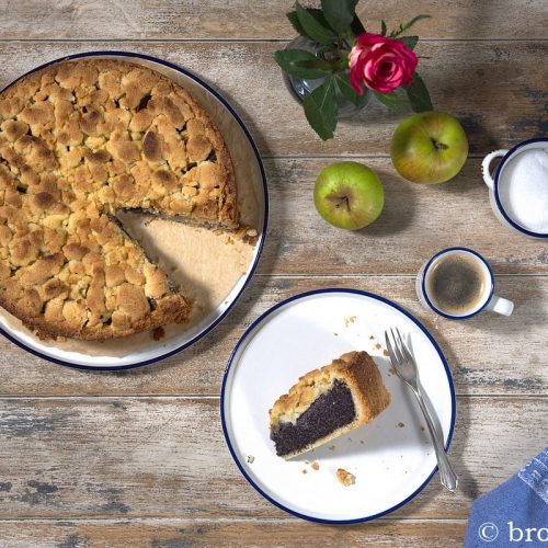 Apfel-Mohnkuchen mit Streuseln - Mohn-Apfelkuchen