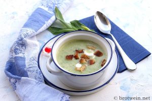 Bärlauchsuppe Rezept für Bärlauchcremesuppe