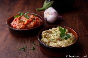 Kyopolou - Rezept für bulgarische Auberginencreme