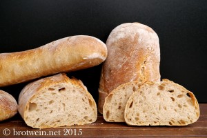 Ciabatta mit Weizensauerteig