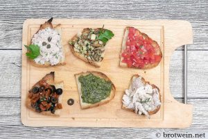 Crostini - meine 9 besten Rezepte mit Tomate, Steinpilz, Spargel