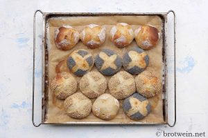 Dinkel Buttermilchbrötchen