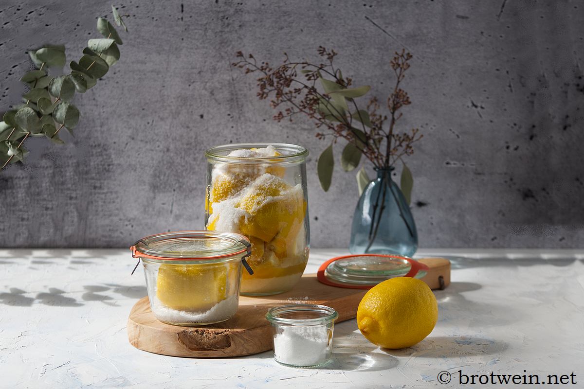 Eingelegte Salzzitronen selber machen
