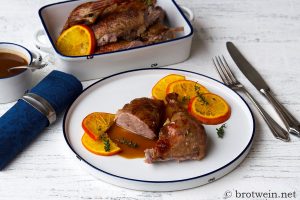 Ente mit Orangensauce - Ente à l'orange