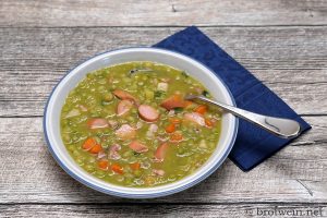Erbsensuppe - Erbseneintopf Rezept