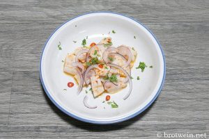 Ceviche Rezept aus Peru - Fisch und Lachs in Tigermilch kalt gegart