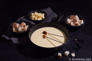 Fondue Moitié-Moitié - Käsefondue halb-halb