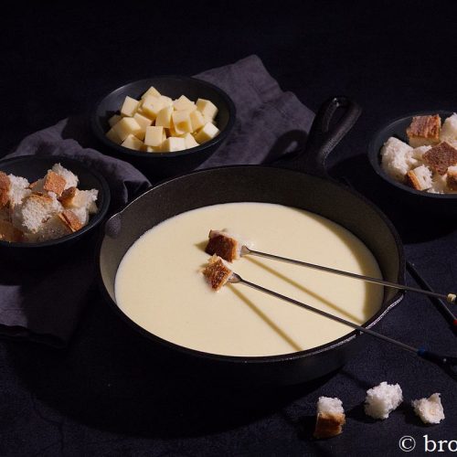 Fondue Moitié-Moitié - Käsefondue halb-halb