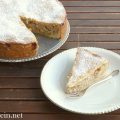 Gedeckter Apfelkuchen - Rezept mit Mürbeteig in Springform gebacken
