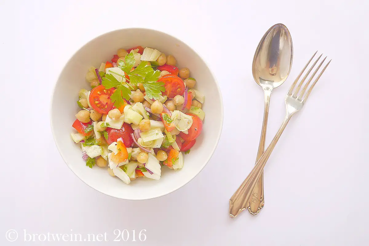 Kichererbsen-Fenchel-Salat - sommerlicher Genuß
