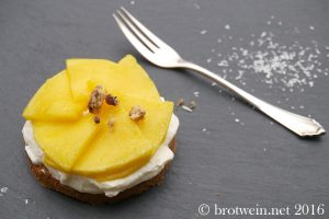 Kokos-Mango-Törtchen -Küchlein
