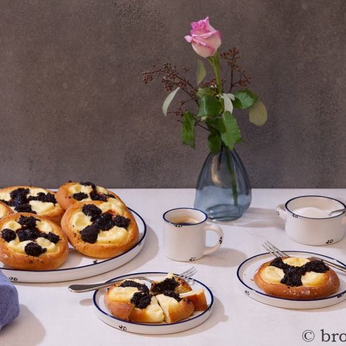 Kolatschen - Rezept für böhmische Mohn-Quark-Taler