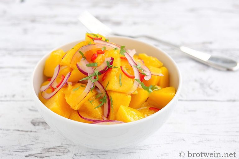 Mango Ceviche Rezept - süß herzhafter Genuss - Brotwein