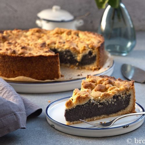 Mohnkuchen mit Streuseln - Omas saftiger Klassiker
