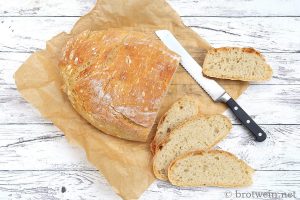 No Knead Bread als Topfbrot - Brot ohne kneten