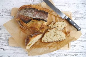 Brot: Pane Pugliese - italienisches Weißbrot mit Lievito Madre und Hartweizenmehl