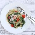 Mönchsbart Spaghetti - Pasta mit Agretti (Salzkraut)