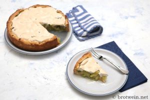 Rhabarberkuchen mit Baiser - Rhabarber Baiser Kuchen