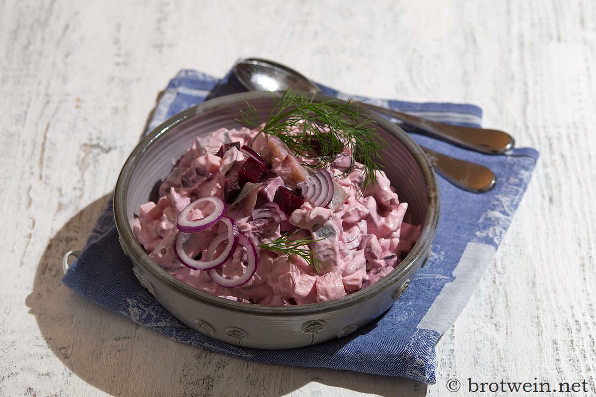 Heringssalat mit Roter Bete