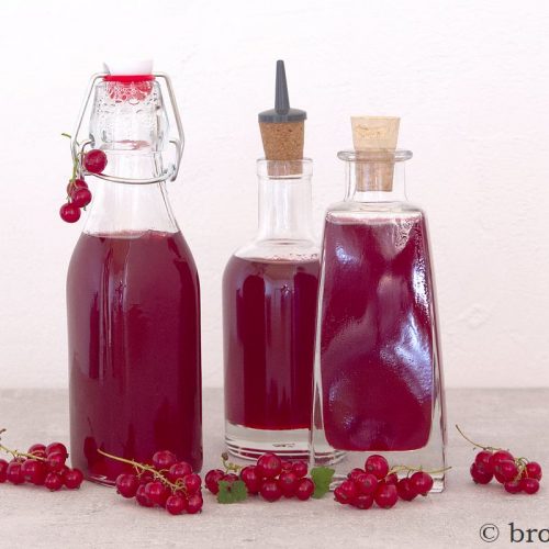 Roter Johannisbeersirup - Rezept zum Selber machen