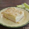 Schlesischer Streuselkuchen mit Quark und Hefeboden vom Blech