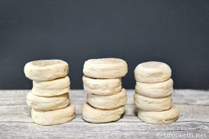Toasties Rezept - englische Muffins / Toastbrötchen selber backen