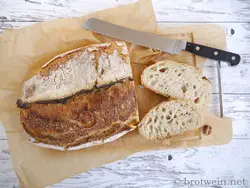 Brot: Pão alentejano - Portugiesisches Weißbrot mit Lievito Madre