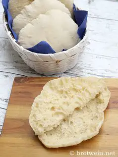 Pita Brot - Fladenbrot Taschen zum Füllen