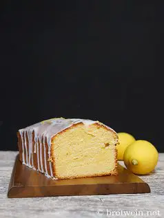 Zitronenkuchen in Kastenform - Rezept mit Zitronensaft