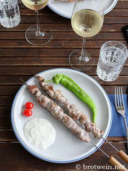 Şiş Kebap - Rezept für türkische Fleischspieße vom Grill - Brotwein