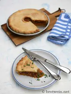Meat Pie - Rezept für Fleisch Pastete
