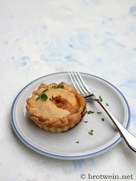 Perth nationalsang Også Meat Pie - Rezept für Fleisch Pastete - Brotwein