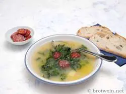Caldo Verde - Portugiesische Suppe mit Kohl