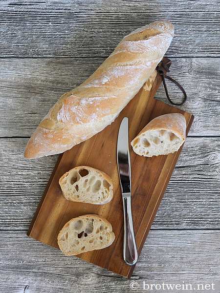Dinkelbaguette Rezept - Brotwein Dinkelbaguette Rezept - Brotwein
