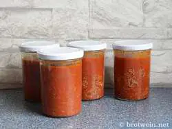 Fertig eingekochte Bolognese Sauce