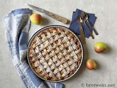 Apfel Gitterkuchen