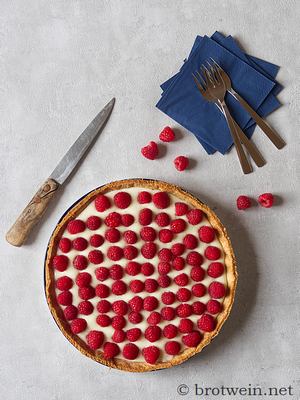 Tarte aux framboise