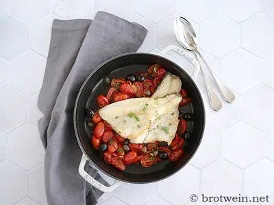 Fisch in Pizzaiola-Sauce