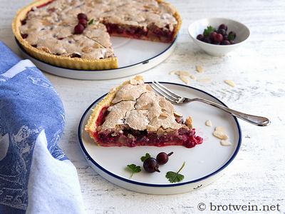 Stachelbeertarte mit Baiser