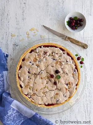 Stachelbeertarte mit Baiser