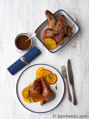 Ente mit Orangensauce - Ente à l'orange