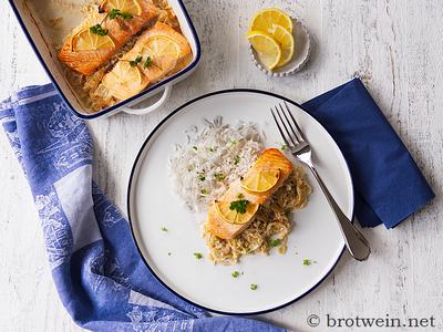 Rahmsauerkraut mit Fisch