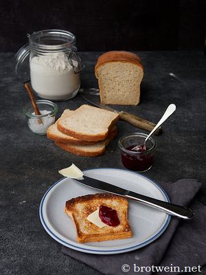Roggentoast - Rezept für herzhaftes Roggen Toastbrot