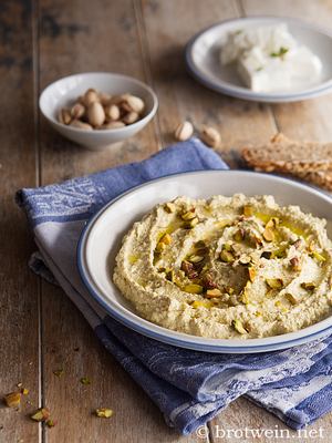 Pistazien Aufstrich als Pistazien-Feta-Dip