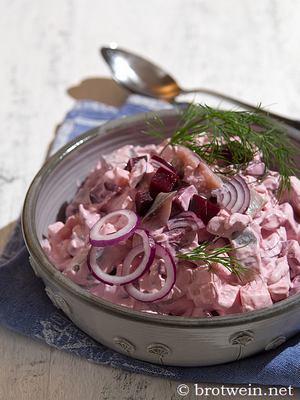 Heringssalat mit Roter Bete