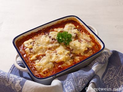 Schweinefilet mit Parmaschinken aus dem Ofen
