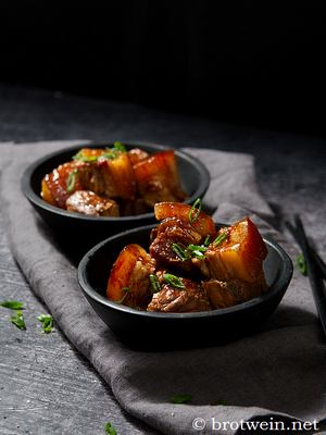 Hong Shao Rou - Rot geschmortes Schweinefleisch