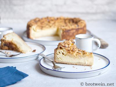 Käsekuchen mit Streuseln